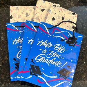 Graduation Gift Bags with Tissue